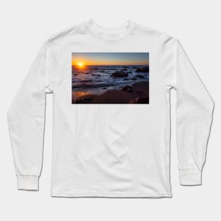 Pacific Coastal Sunset Long Sleeve T-Shirt